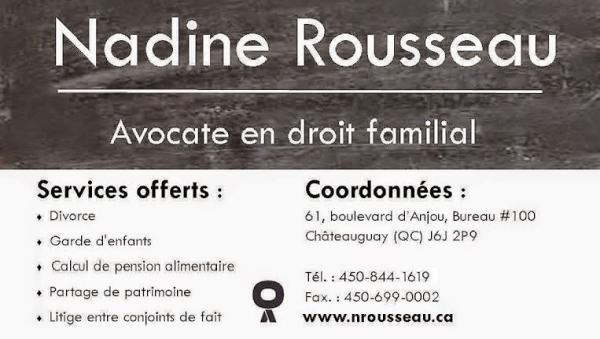 Nadine Rousseau, Avocate et Médiatrice Familiale
