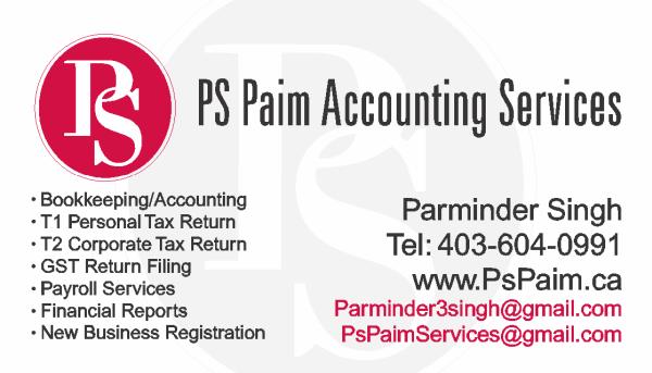 PS Paim Accounting & TAX Services Inc.