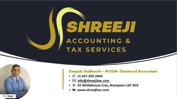 Shreeji Tax and Accounting Service.