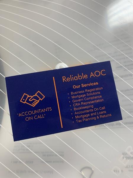 Accountant on Call | Reliable AOC