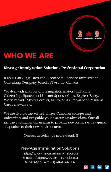 Newage Immigration Solutions Professional Corporation