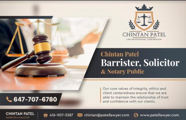 Chintan Patel Law Professional Corporation - Real Estate Lawyer