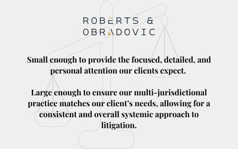 Roberts & Obradovic Law