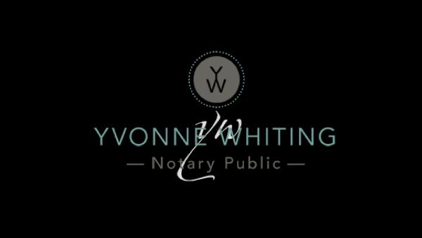 Yvonne Whiting - Notary Public
