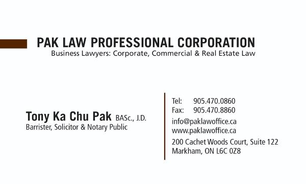 Pak Law Professional Corporation