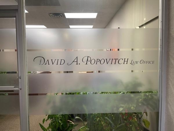 Popovitch David A Law Office