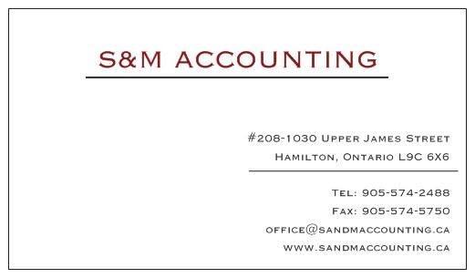 S&M Accounting
