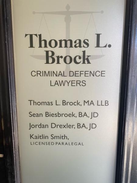 Thomas L. Brock Criminal Defence Lawyers