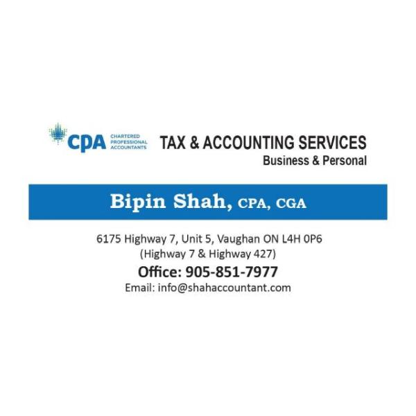 Bipin Shah CPA Professional Corporation