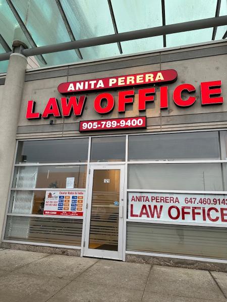 Anita Perera Law Professional Corp. Lawyers & Notary Public