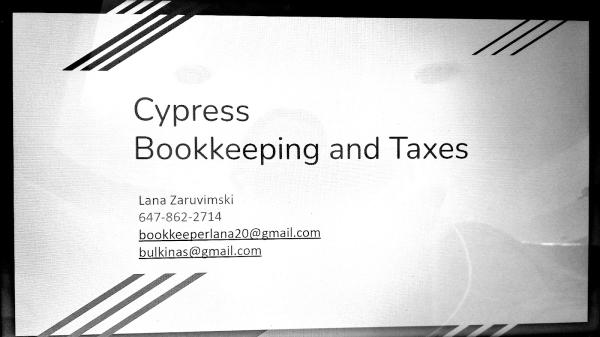 Cypress Bookkeeping and Taxes