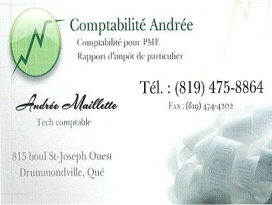 Andrée Maillette - Comptabilité