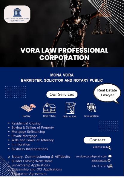 Vora Law Professional Corporation -Real Estate Lawyer Scarborough