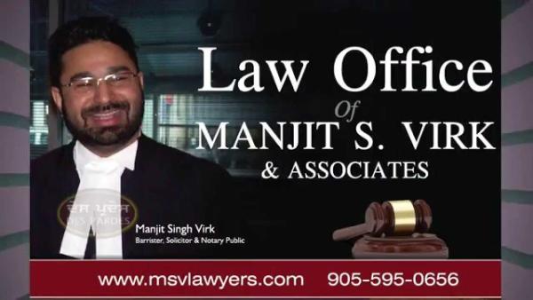 Manjit Singh Virk Lawyer O/A M.S. Virk Law Office & Associates