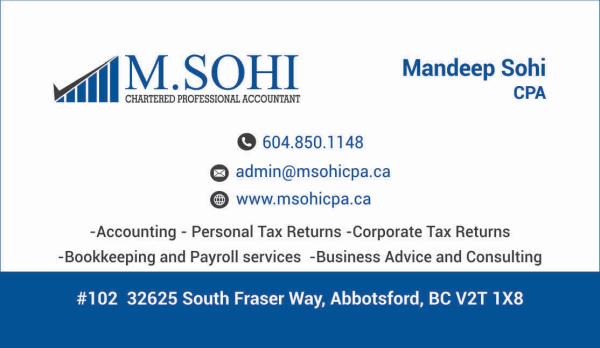 M.sohi, CPA INC