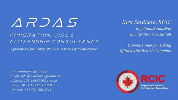 Ardas Immigration, Visa & Citizenship Consultancy - Aivcc