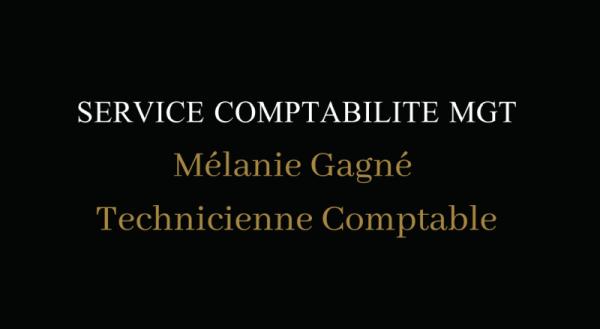 Service Comptabilité MGT