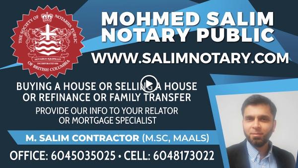 Salim Contractor Notary Corporation