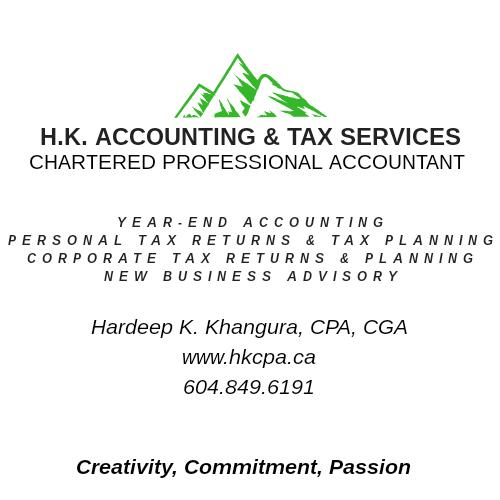 H.K. Accounting & Tax Services