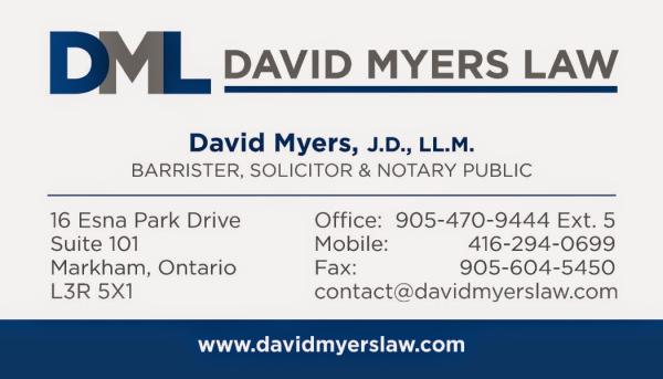 David Myers Law