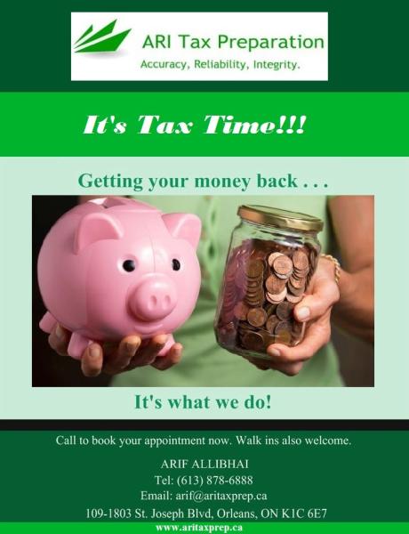 ARI Tax Preparation-Tax Preparation-Orleans