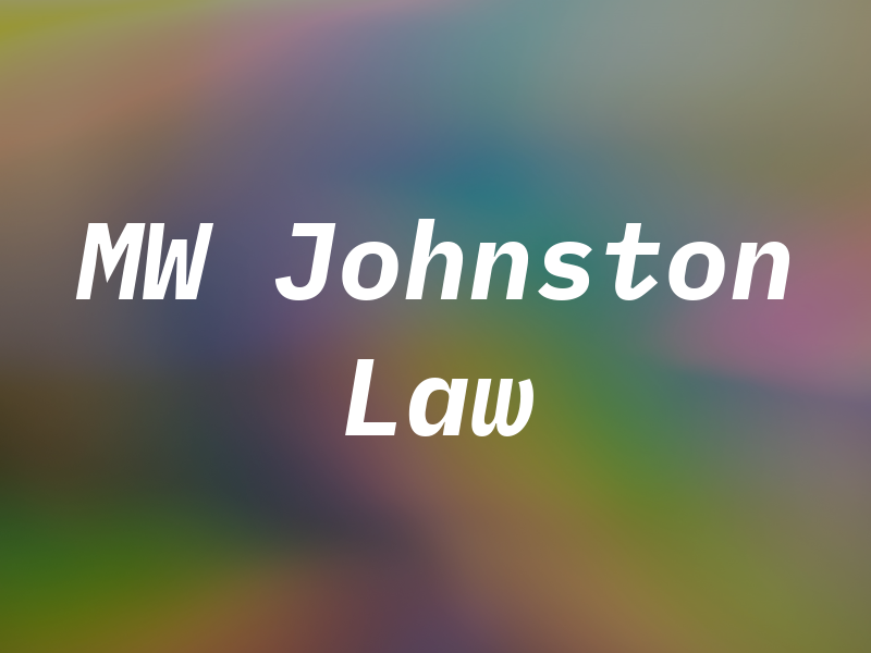 MW Johnston Law