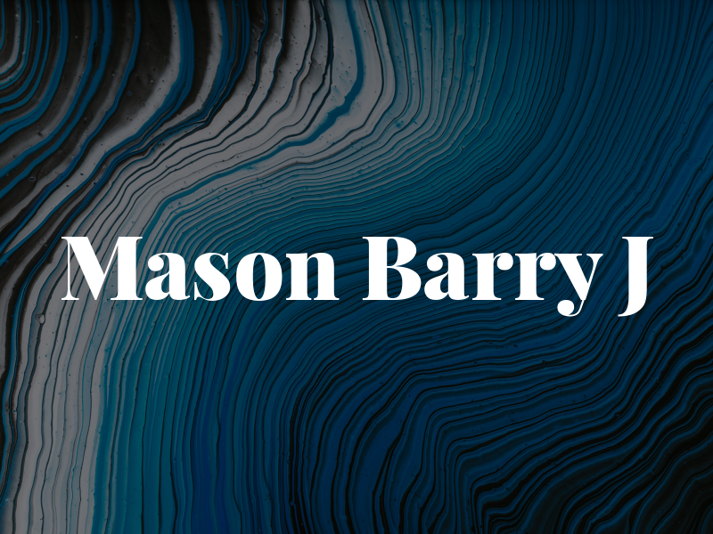 Mason Barry J