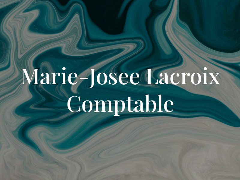 Marie-Josee Lacroix Comptable