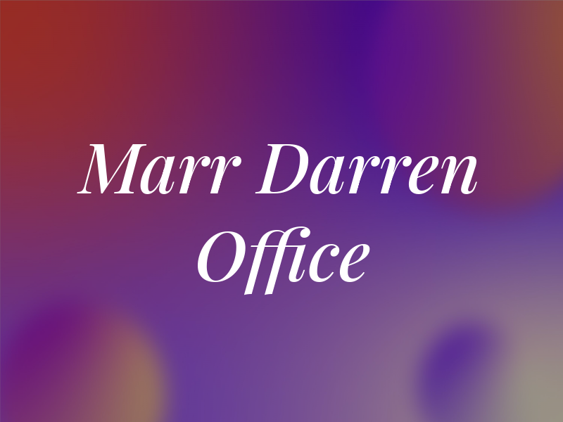 Marr Darren Law Office