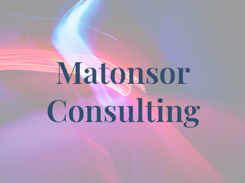 Matonsor Consulting