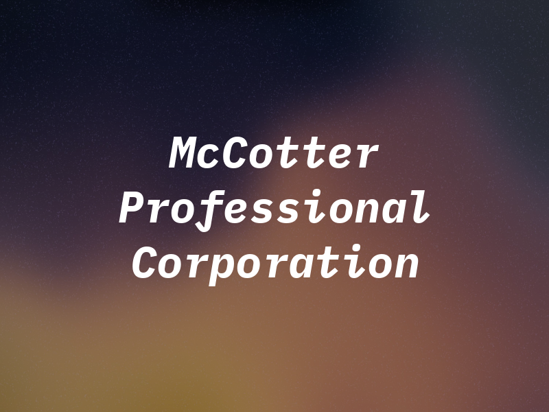 McCotter Law Professional Corporation