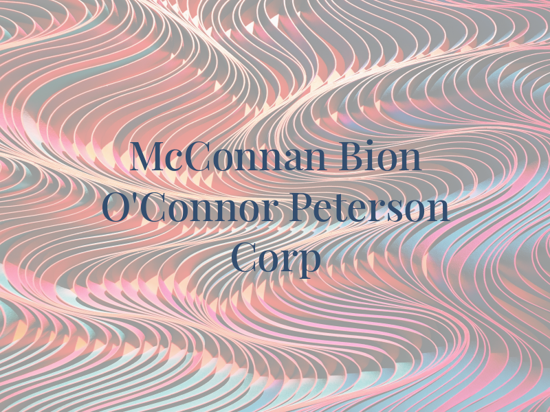 McConnan Bion O'Connor & Peterson Law Corp