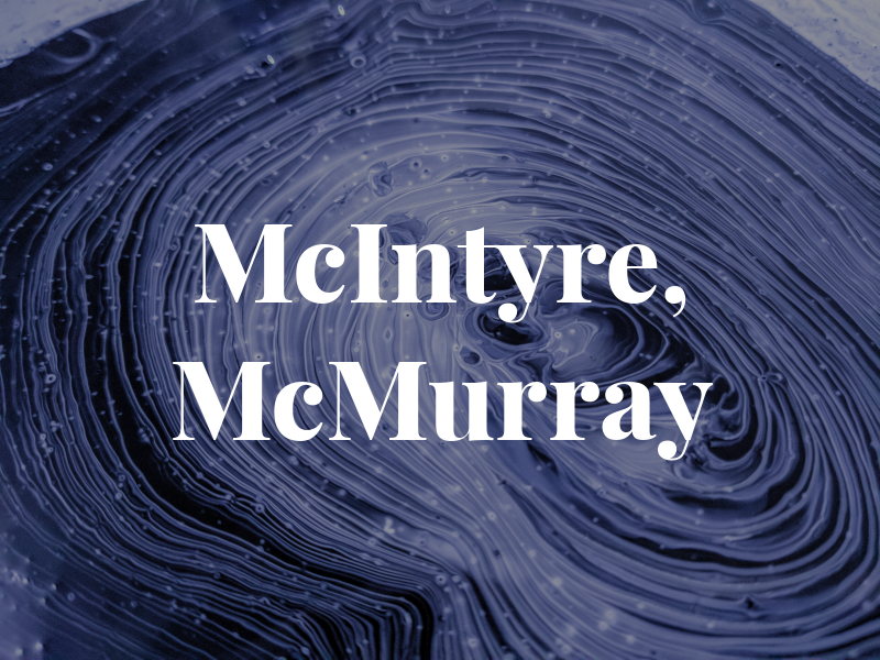McIntyre, McMurray