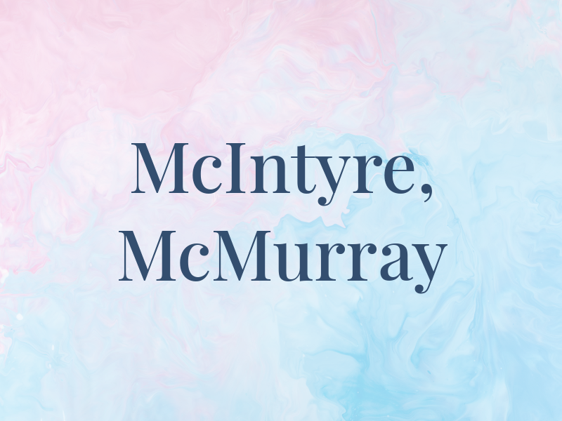 McIntyre, McMurray