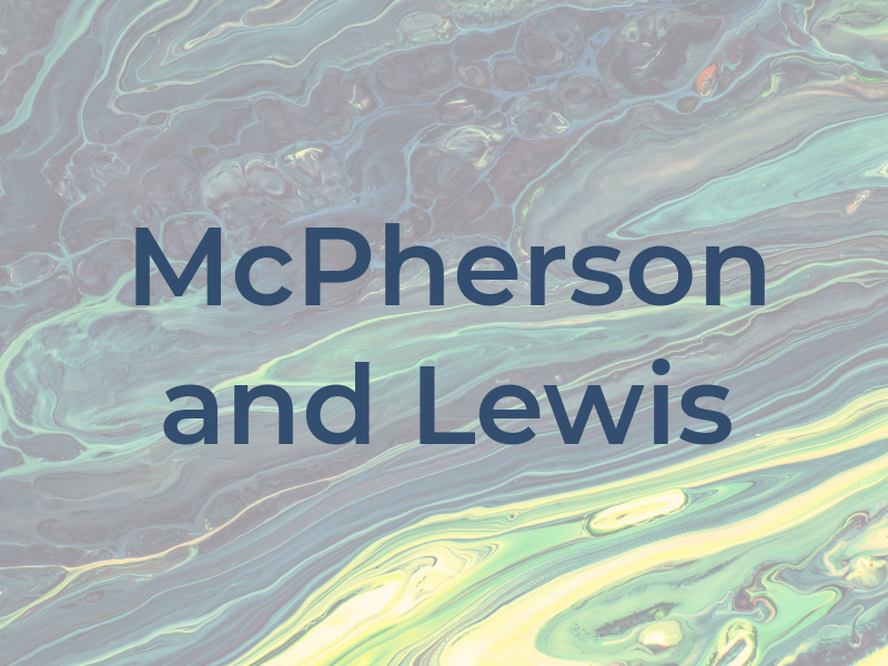 McPherson and Lewis