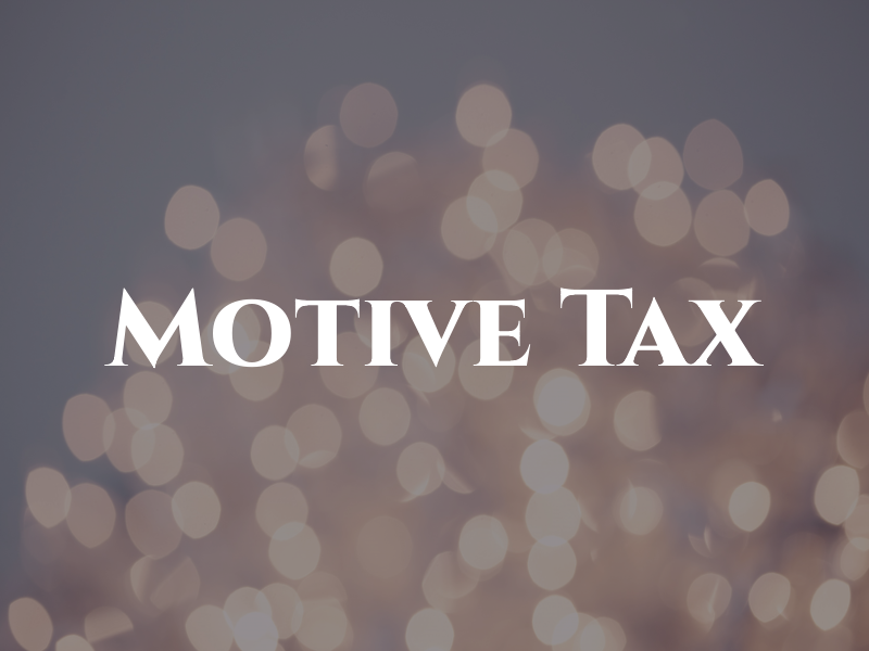 Motive Tax