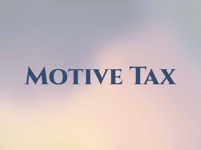 Motive Tax