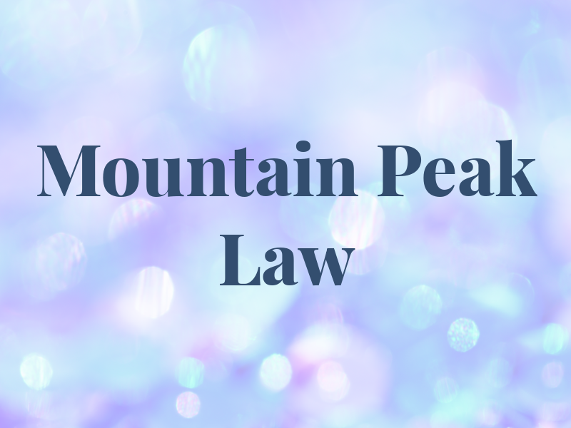 Mountain Peak Law