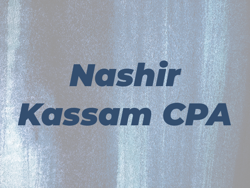 Nashir Kassam CPA