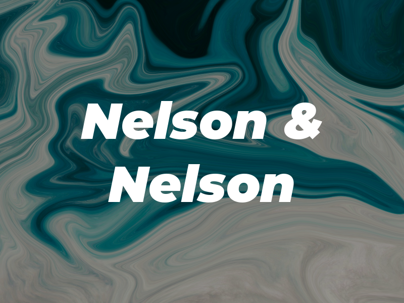 Nelson & Nelson
