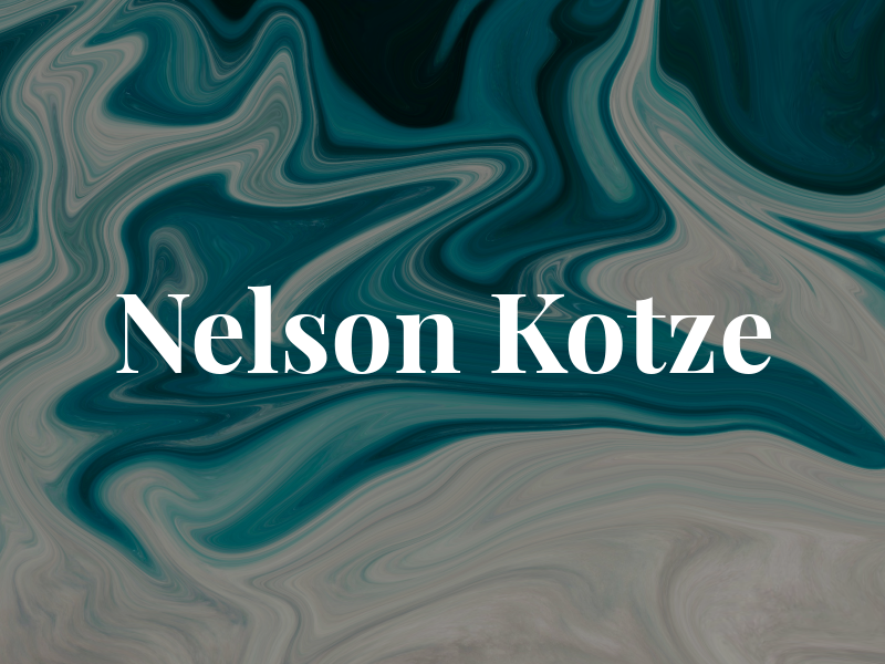 Nelson Kotze