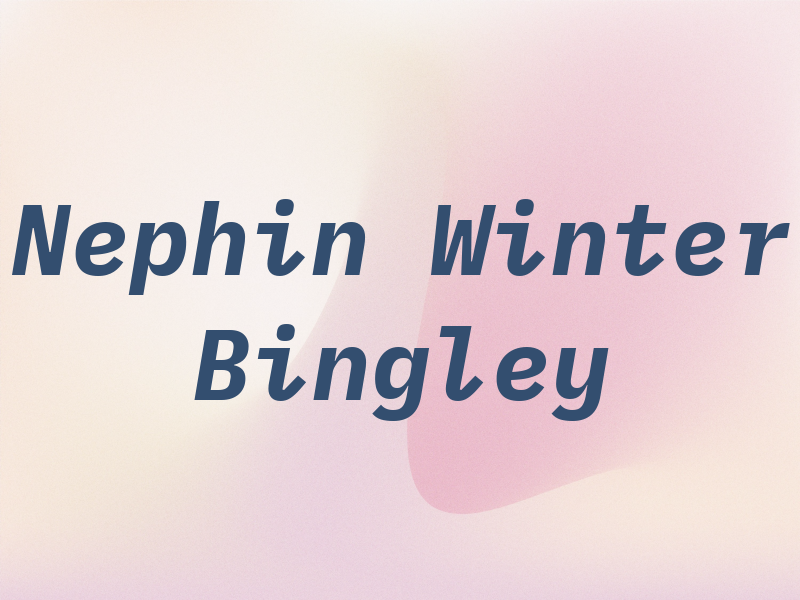 Nephin Winter Bingley