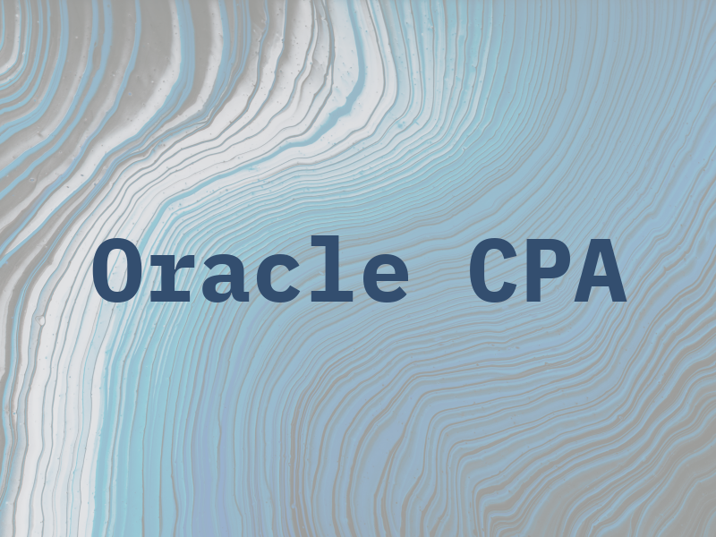 Oracle CPA