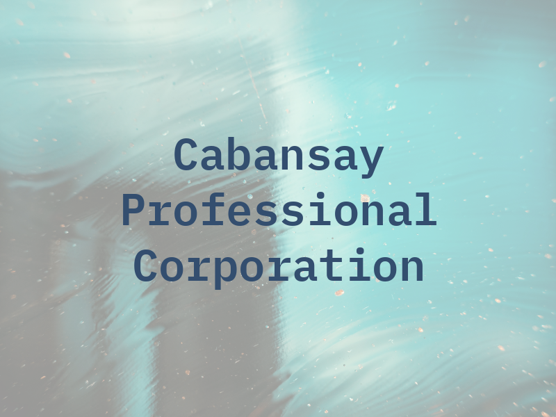 A. Cabansay CPA Professional Corporation