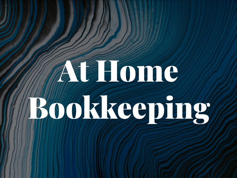 At Home Bookkeeping