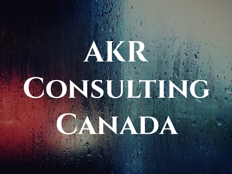 AKR Consulting Canada