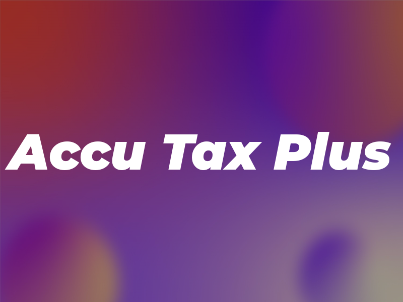 Accu Tax Plus