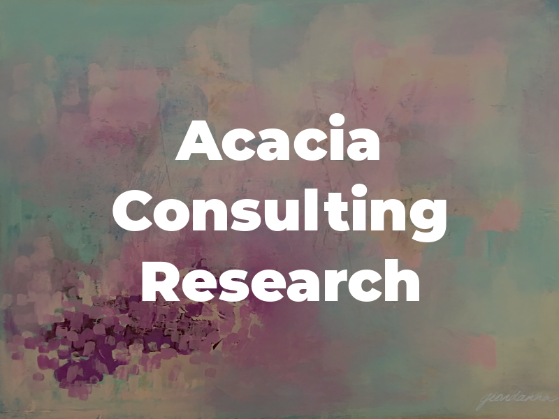 Acacia Consulting & Research