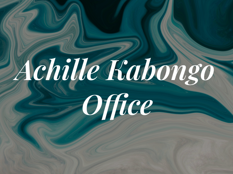 Achille Kabongo Law Office
