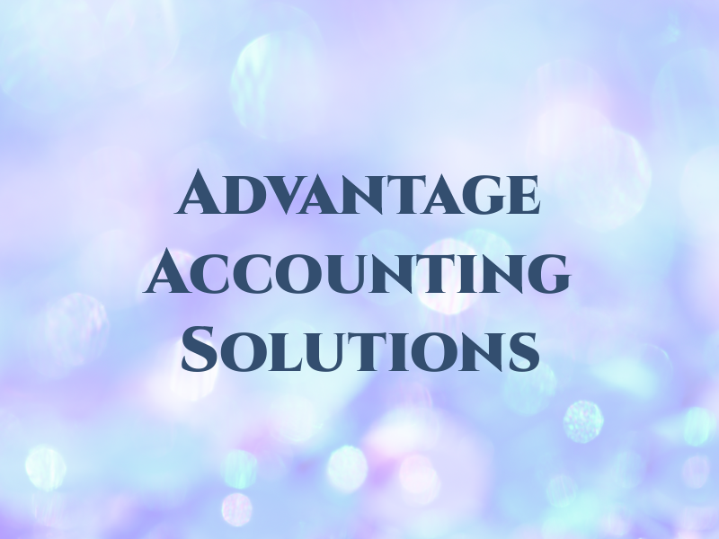 Advantage Accounting Solutions